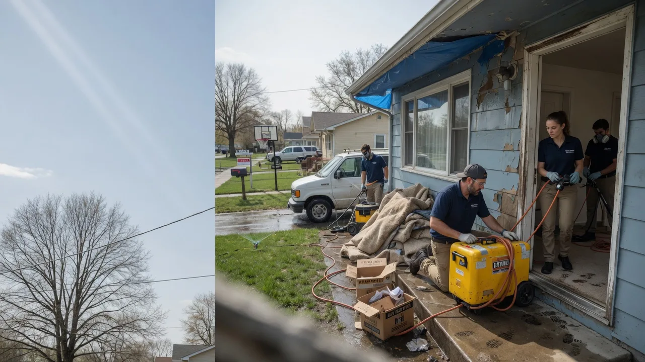 Basement Flood Cleanup in Mayetta, KS near me
